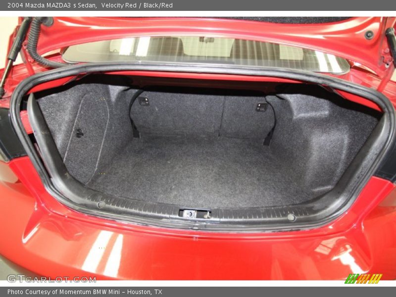 Velocity Red / Black/Red 2004 Mazda MAZDA3 s Sedan