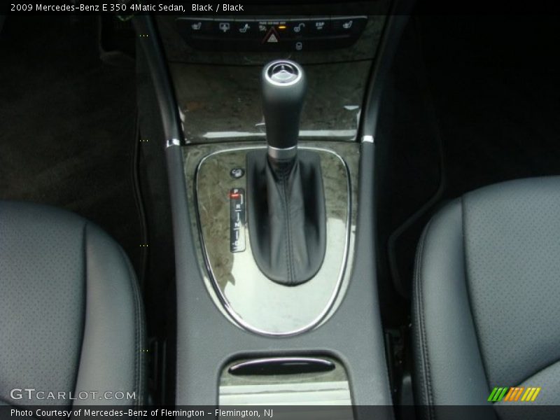Black / Black 2009 Mercedes-Benz E 350 4Matic Sedan