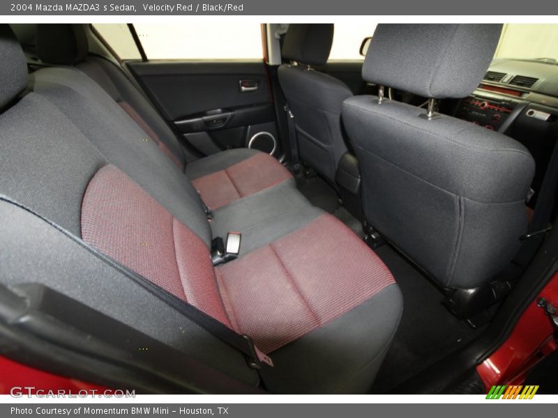Velocity Red / Black/Red 2004 Mazda MAZDA3 s Sedan