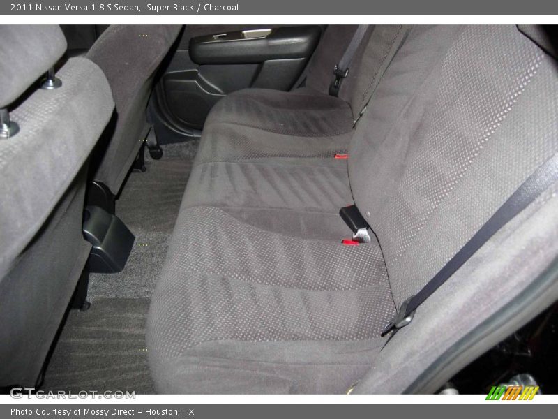 Super Black / Charcoal 2011 Nissan Versa 1.8 S Sedan