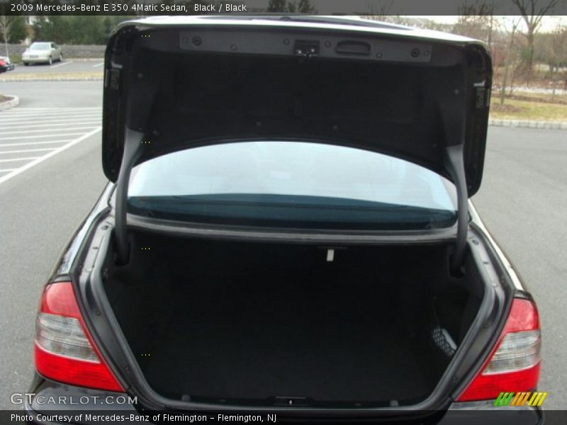 Black / Black 2009 Mercedes-Benz E 350 4Matic Sedan