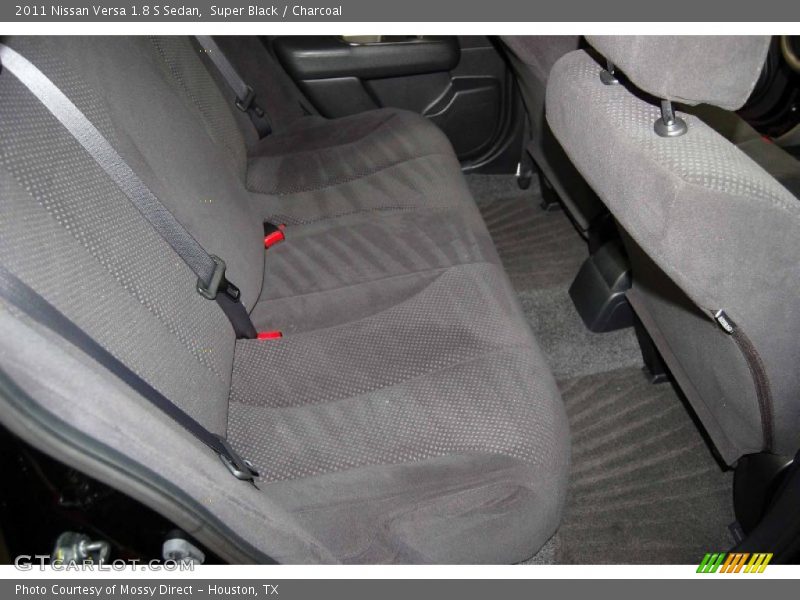 Super Black / Charcoal 2011 Nissan Versa 1.8 S Sedan