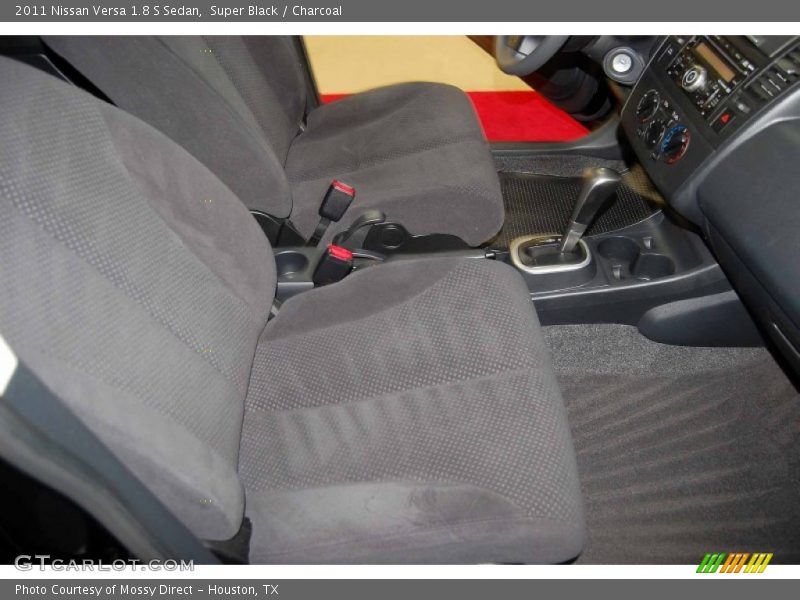 Super Black / Charcoal 2011 Nissan Versa 1.8 S Sedan