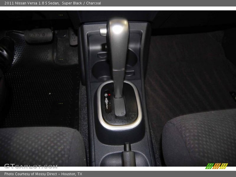 Super Black / Charcoal 2011 Nissan Versa 1.8 S Sedan