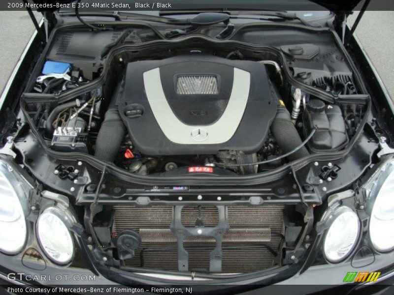 Black / Black 2009 Mercedes-Benz E 350 4Matic Sedan