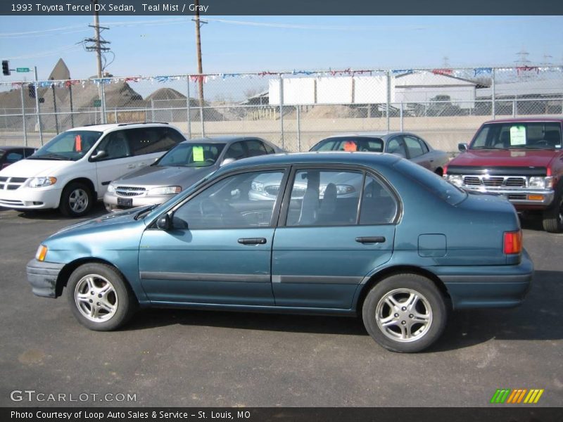 Teal Mist / Gray 1993 Toyota Tercel DX Sedan