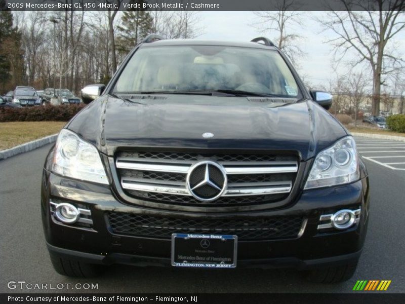 Verde Brook Metallic / Cashmere 2009 Mercedes-Benz GL 450 4Matic