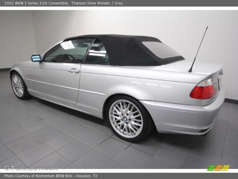 Titanium Silver Metallic / Grey 2002 BMW 3 Series 330i Convertible