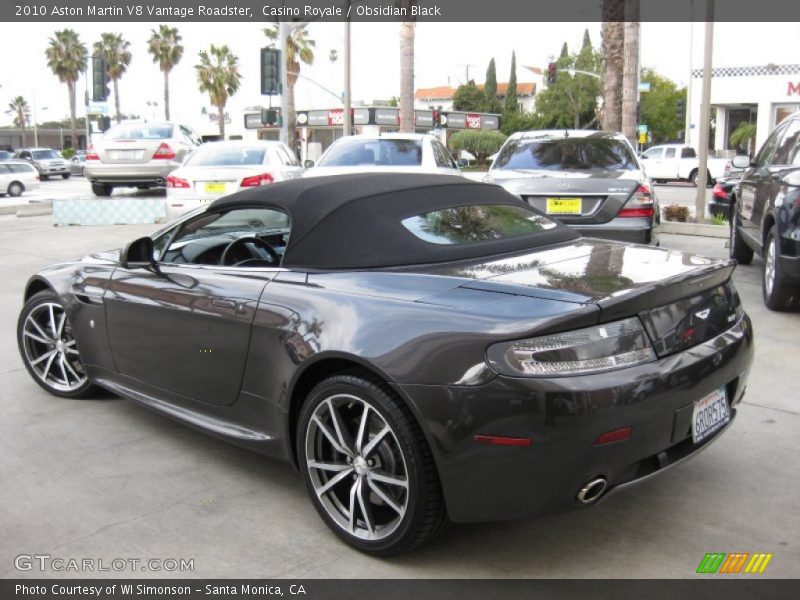 Casino Royale / Obsidian Black 2010 Aston Martin V8 Vantage Roadster