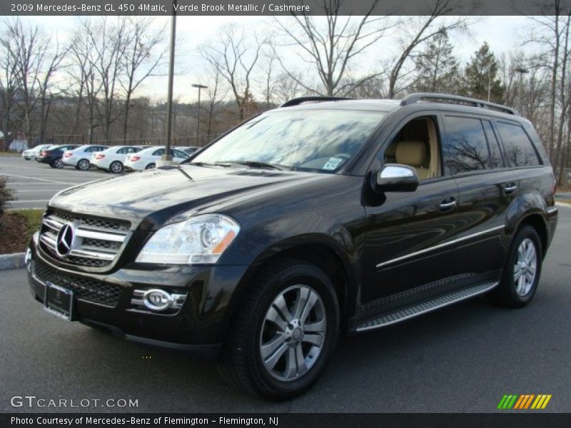 Verde Brook Metallic / Cashmere 2009 Mercedes-Benz GL 450 4Matic