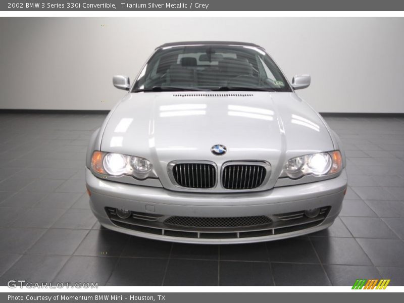 Titanium Silver Metallic / Grey 2002 BMW 3 Series 330i Convertible