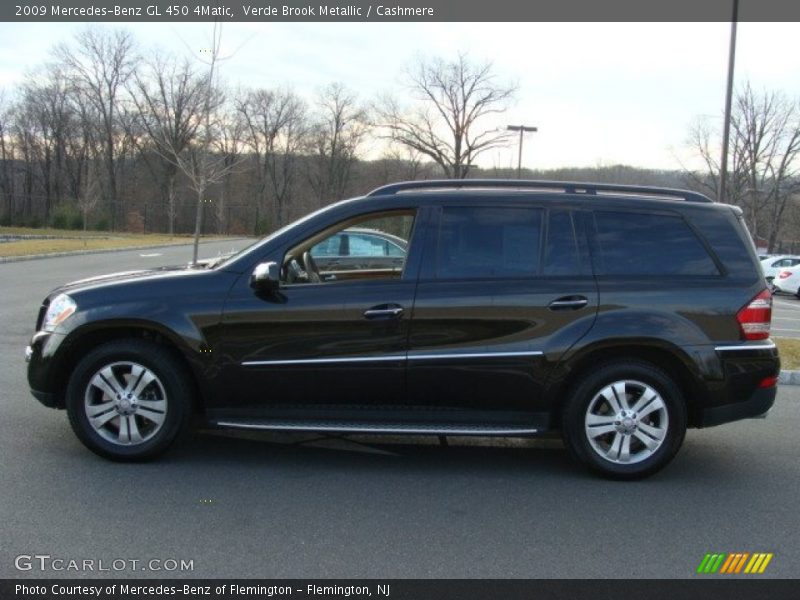Verde Brook Metallic / Cashmere 2009 Mercedes-Benz GL 450 4Matic