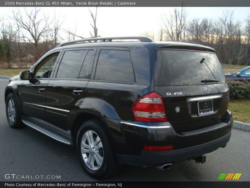 Verde Brook Metallic / Cashmere 2009 Mercedes-Benz GL 450 4Matic