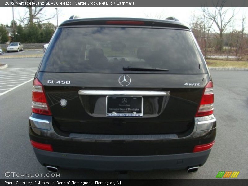 Verde Brook Metallic / Cashmere 2009 Mercedes-Benz GL 450 4Matic