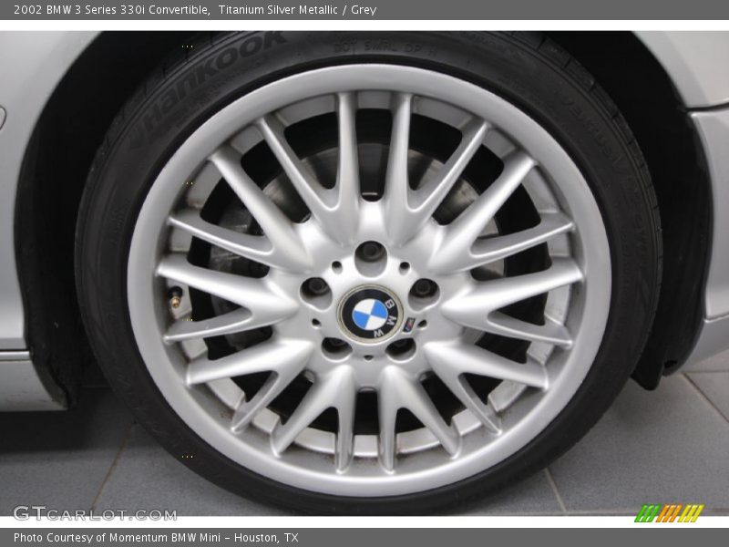 Titanium Silver Metallic / Grey 2002 BMW 3 Series 330i Convertible