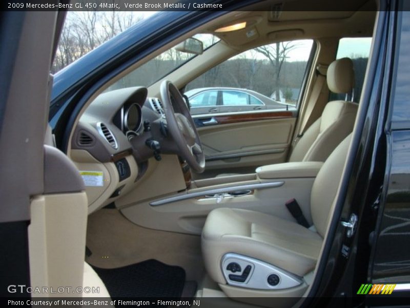 Verde Brook Metallic / Cashmere 2009 Mercedes-Benz GL 450 4Matic