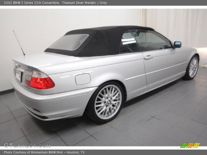 Titanium Silver Metallic / Grey 2002 BMW 3 Series 330i Convertible