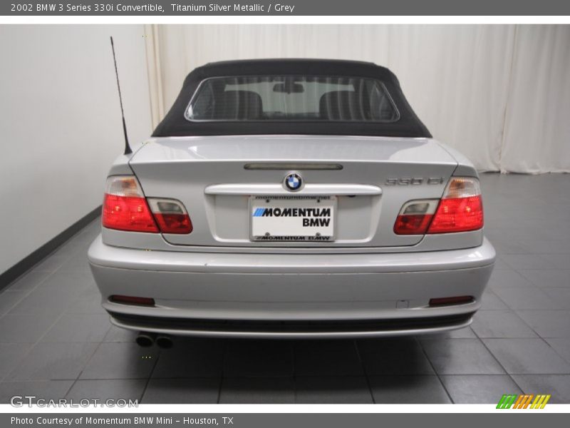 Titanium Silver Metallic / Grey 2002 BMW 3 Series 330i Convertible