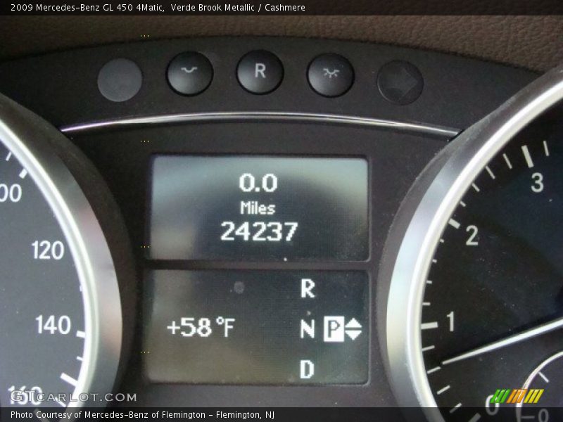 Verde Brook Metallic / Cashmere 2009 Mercedes-Benz GL 450 4Matic
