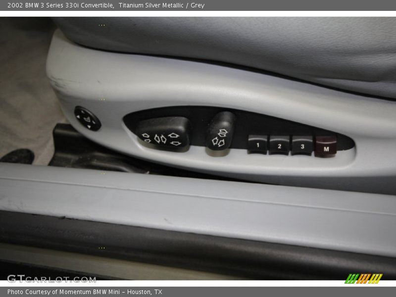 Titanium Silver Metallic / Grey 2002 BMW 3 Series 330i Convertible