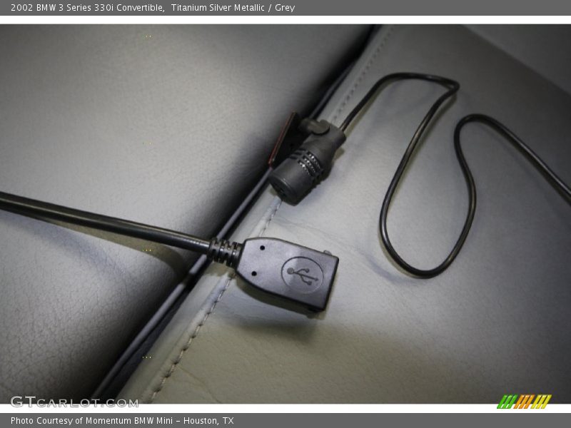 Titanium Silver Metallic / Grey 2002 BMW 3 Series 330i Convertible