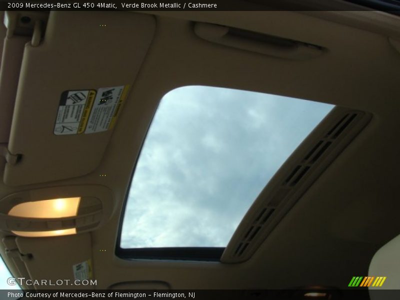 Verde Brook Metallic / Cashmere 2009 Mercedes-Benz GL 450 4Matic