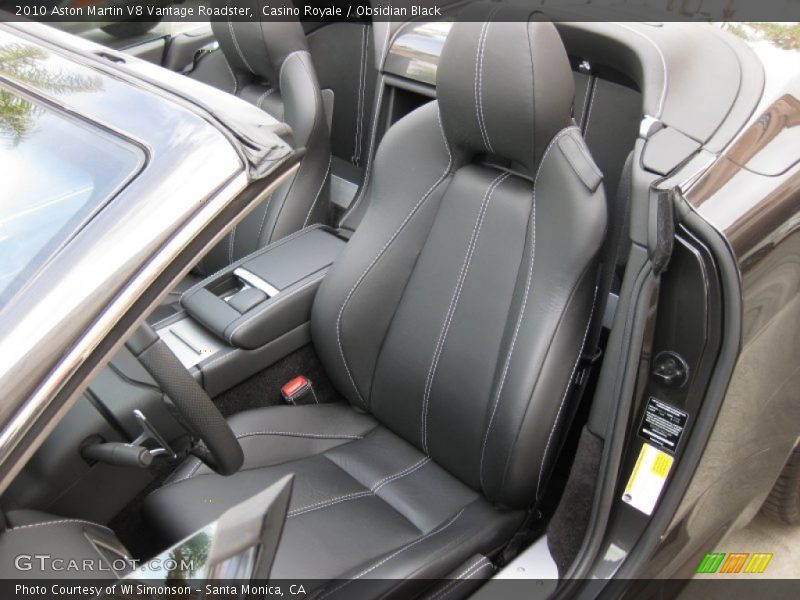 Casino Royale / Obsidian Black 2010 Aston Martin V8 Vantage Roadster
