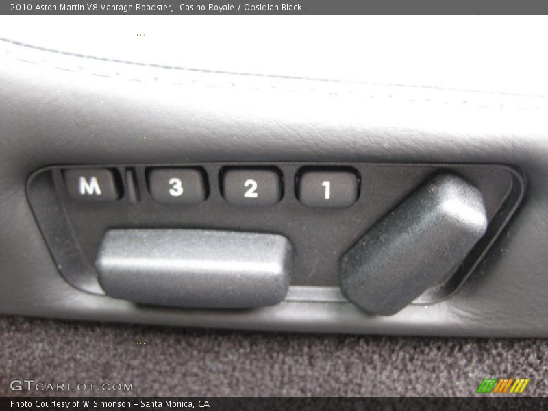 Controls of 2010 V8 Vantage Roadster