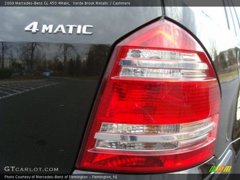 Verde Brook Metallic / Cashmere 2009 Mercedes-Benz GL 450 4Matic
