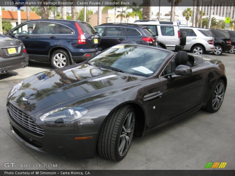 Casino Royale / Obsidian Black 2010 Aston Martin V8 Vantage Roadster