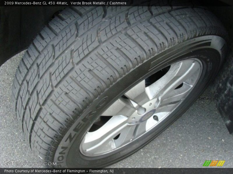 Verde Brook Metallic / Cashmere 2009 Mercedes-Benz GL 450 4Matic