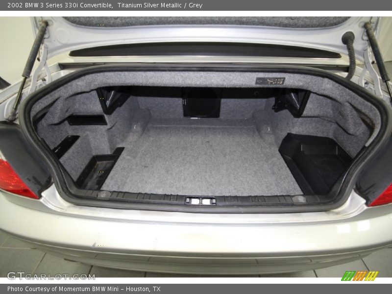 Titanium Silver Metallic / Grey 2002 BMW 3 Series 330i Convertible