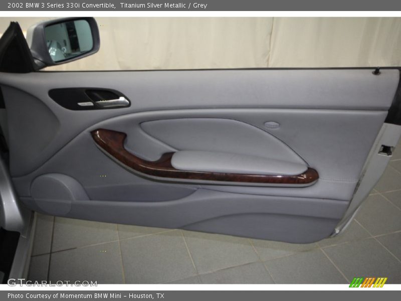 Titanium Silver Metallic / Grey 2002 BMW 3 Series 330i Convertible