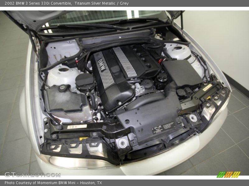 Titanium Silver Metallic / Grey 2002 BMW 3 Series 330i Convertible