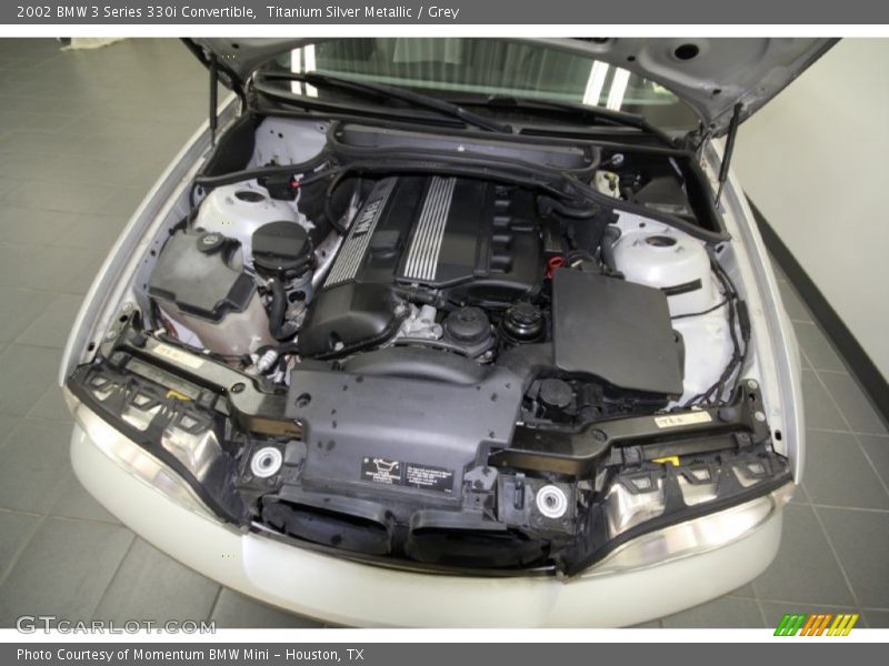 Titanium Silver Metallic / Grey 2002 BMW 3 Series 330i Convertible
