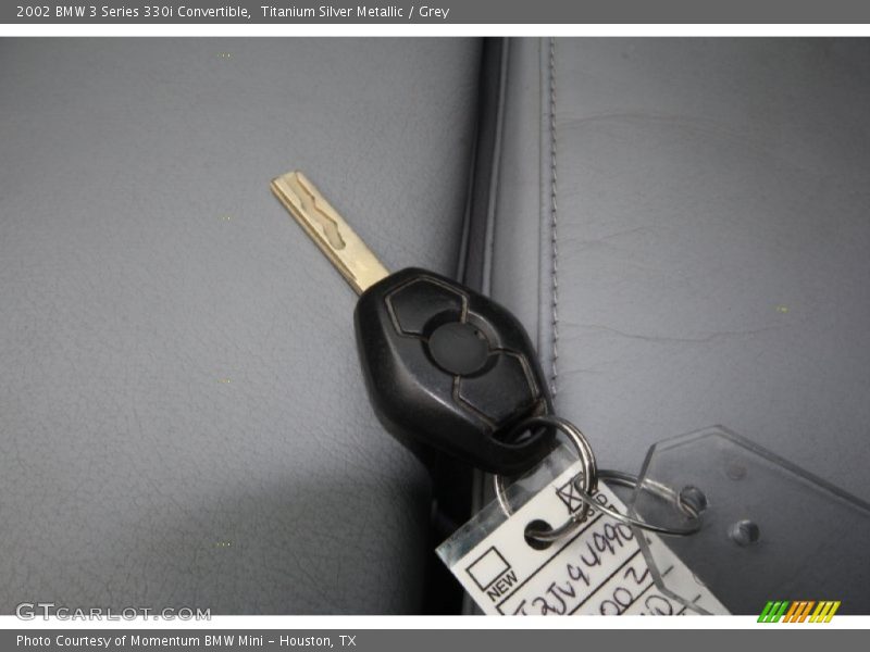 Titanium Silver Metallic / Grey 2002 BMW 3 Series 330i Convertible