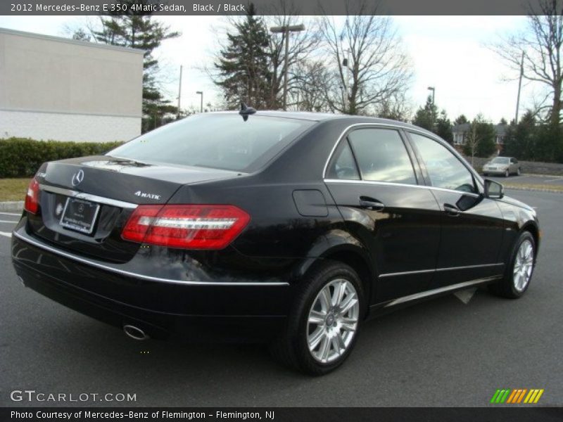 Black / Black 2012 Mercedes-Benz E 350 4Matic Sedan