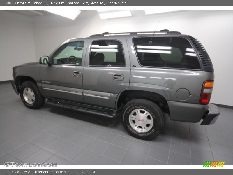Medium Charcoal Gray Metallic / Tan/Neutral 2001 Chevrolet Tahoe LT