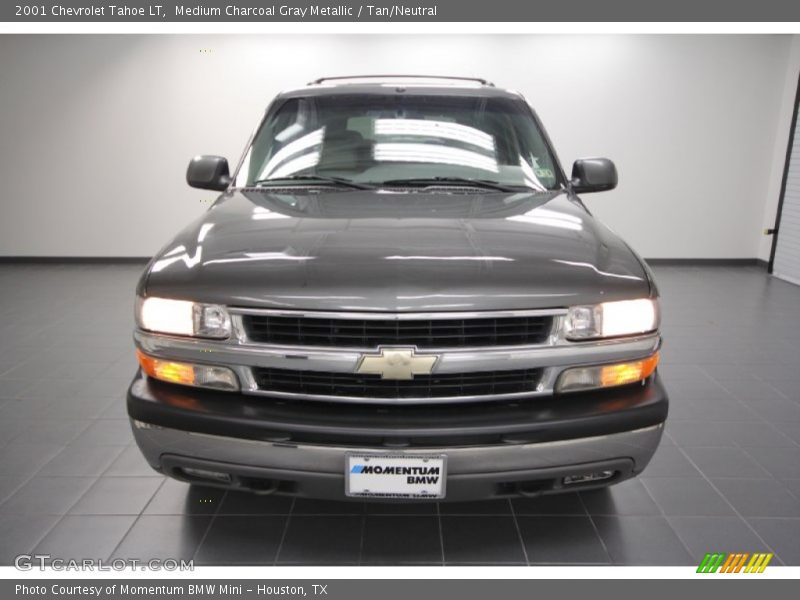 Medium Charcoal Gray Metallic / Tan/Neutral 2001 Chevrolet Tahoe LT