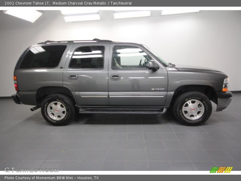 Medium Charcoal Gray Metallic / Tan/Neutral 2001 Chevrolet Tahoe LT