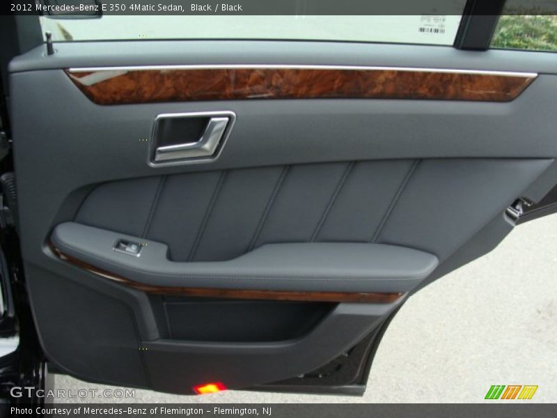 Black / Black 2012 Mercedes-Benz E 350 4Matic Sedan