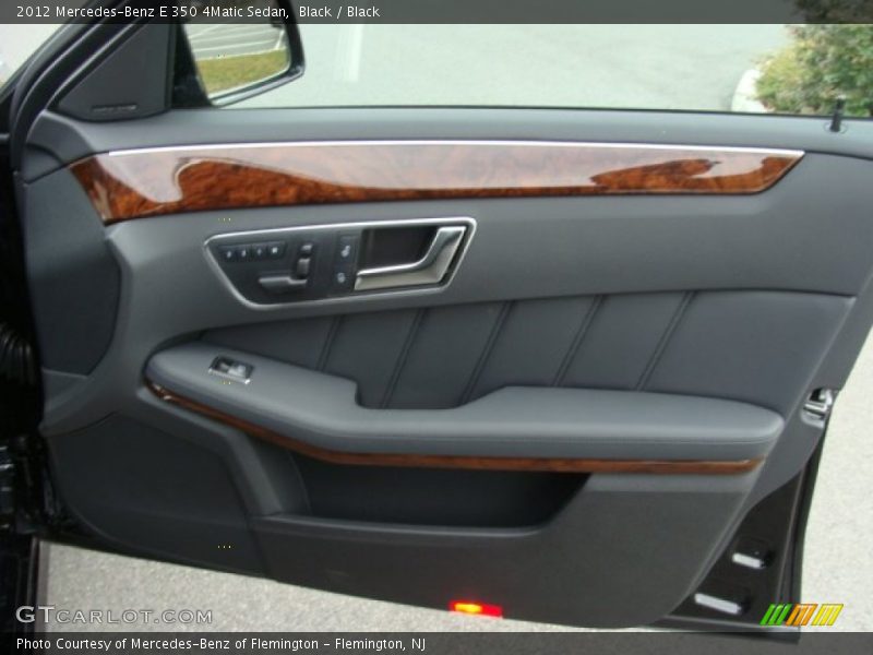 Black / Black 2012 Mercedes-Benz E 350 4Matic Sedan