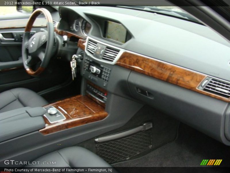 Black / Black 2012 Mercedes-Benz E 350 4Matic Sedan