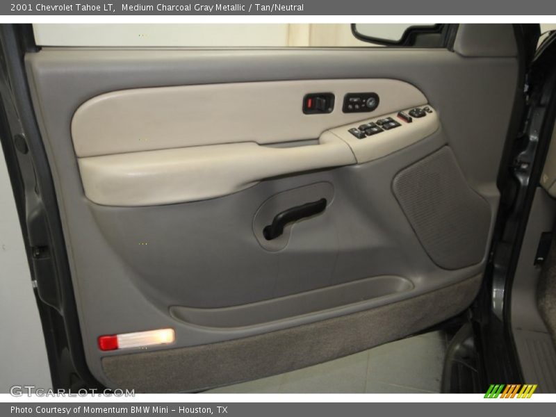 Medium Charcoal Gray Metallic / Tan/Neutral 2001 Chevrolet Tahoe LT