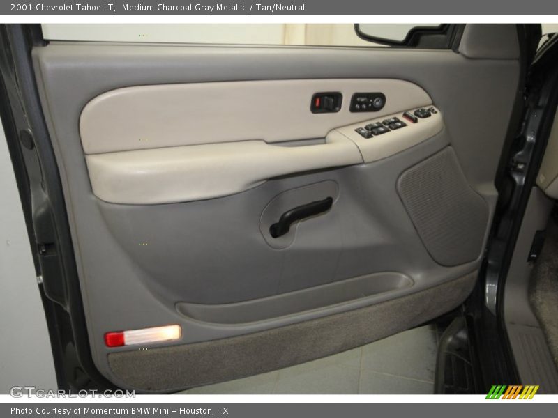 Medium Charcoal Gray Metallic / Tan/Neutral 2001 Chevrolet Tahoe LT