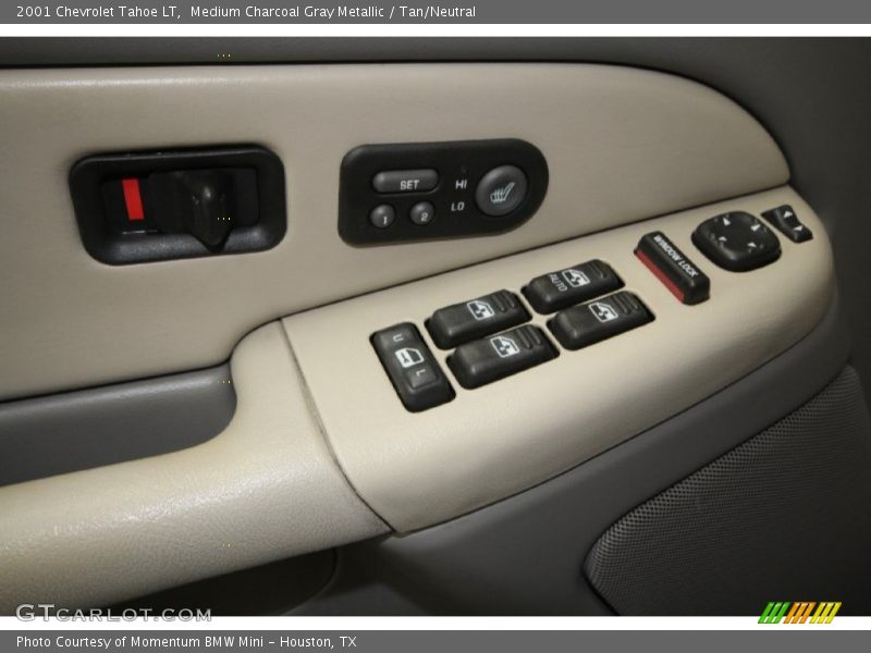 Medium Charcoal Gray Metallic / Tan/Neutral 2001 Chevrolet Tahoe LT