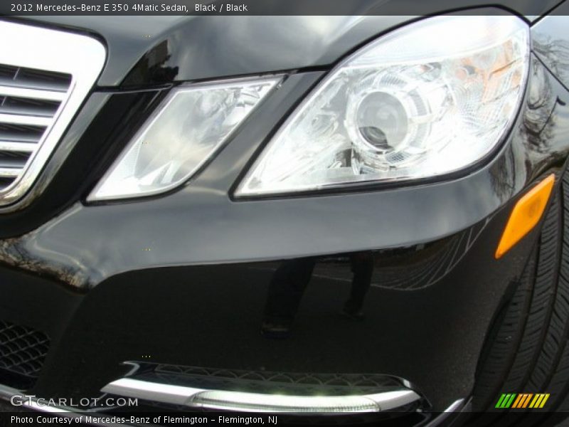 Black / Black 2012 Mercedes-Benz E 350 4Matic Sedan