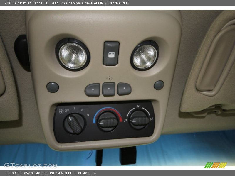 Medium Charcoal Gray Metallic / Tan/Neutral 2001 Chevrolet Tahoe LT