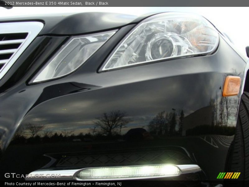 Black / Black 2012 Mercedes-Benz E 350 4Matic Sedan