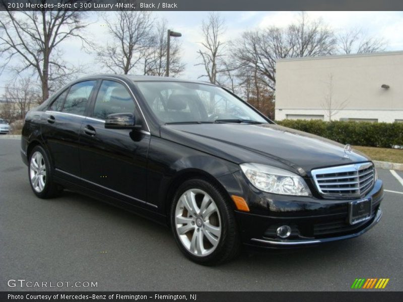 Black / Black 2010 Mercedes-Benz C 300 Luxury 4Matic